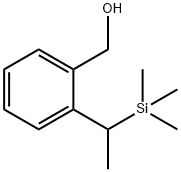 Benzenemethanol, 2-[1-(trimethylsilyl)ethyl]- (9CI) Structure