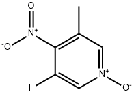 3-FLUORO-4-NITRO-5-PICOLINE 1-OXIDE 구조식 이미지