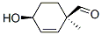 2-Cyclohexene-1-carboxaldehyde, 4-hydroxy-1-methyl-, cis- (9CI) Structure