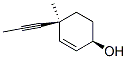 2-Cyclohexen-1-ol, 4-methyl-4-(1-propynyl)-, cis- (9CI) Structure