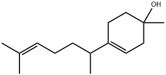 3-Cyclohexen-1-ol, 4-(1,5-dimethyl-4-hexen-1-yl)-1-methyl- Structure