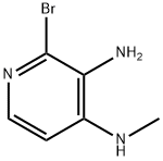 3-Amino-2-bromo-4-(methylamino)pyridine Structure