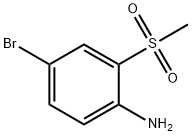 2-Amino-5-bromophenyl methyl sulphone Structure