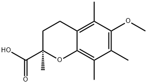 (R)-6-METHOXY-2,5,7,8-TETRAMETHYLCHROMANE-2-CARBOXYLIC ACID Structure