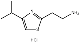 [2-(4-Isopropyl-1,3-thiazol-2-yl)ethyl]amine dihydrochloride Structure