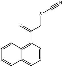 2-(1-naphthyl)-2-oxoethyl thiocyanate Structure