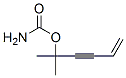 5-Hexen-3-yn-2-ol,2-methyl-,carbamate(9CI) 구조식 이미지