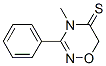 4H-1,2,4-Oxadiazine-5(6H)-thione,  4-methyl-3-phenyl- Structure