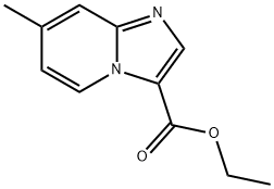 7-Methylimidazo[1,2-a]pyridine-3-carboxylic acid ethyl ester Structure