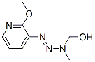 Methanol, [3-(2-methoxy-3-pyridinyl)-1-methyl-2-triazenyl]- (9CI) Structure