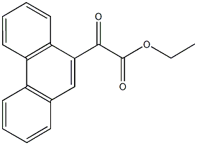 ETHYL 9-PHENANTHROYLFORMATE Structure