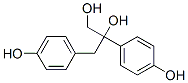 2,3-bis(4-hydroxyphenyl)propane-1,2-diol Structure