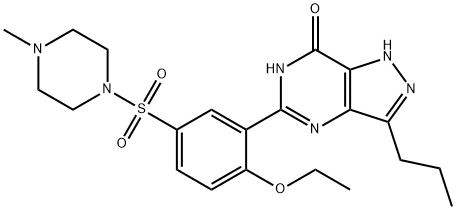 Pyrazole N-Demethyl Sildenafil Structure