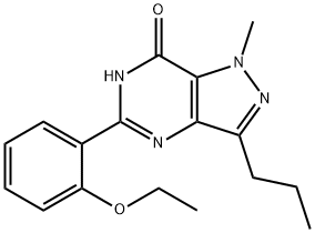 5-(2-ETHOXYPHENYL)-1-METHYL-3-N-PROPYL-1,6-DIHYDRO-7H-PYRAZOLO[4,3-D]-7-PYRIMIDINONE 구조식 이미지