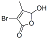 3-bromo-5-hydroxy-4-methyl-5H-furan-2-one 구조식 이미지