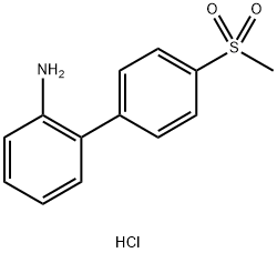 4'-METHANESULFONYL-BIPHENYL-2-YLAMINE HYDROCHLORIDE Structure