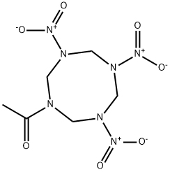 1-acetyloctahydro-3,5,7-trinitro-1,3,5,7-tetrazocine  Structure