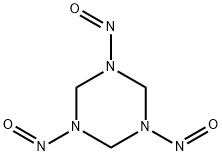 hexahydro-1,3,5-trinitroso-1,3,5-triazine  Structure