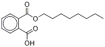 Monooctyl Phthalate-d4 구조식 이미지