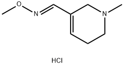 1-메틸-1,2,5,6-테트라하이드로피리딘-3-카발데하이드(E)-O-메틸옥심염산염 구조식 이미지