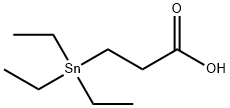 3-(triethylstannyl)propanoic acid Structure