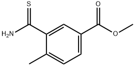 methyl 3-carbamothioyl-4-methylbenzoate Structure