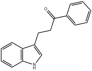 2-(3-indolyl)ethylphenyl ketone 구조식 이미지
