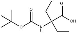 2-(tert-butoxycarbonylaMino)-2-ethylbutanoic acid 구조식 이미지