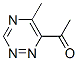 Ethanone, 1-(5-methyl-1,2,4-triazin-6-yl)- (9CI) 구조식 이미지