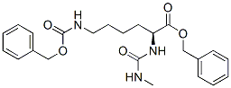 1-Methyl-3-[(1S)-5-[[(benzyloxy)carbonyl]amino]-1-[(benzyloxy)carbonyl]pentyl]urea 구조식 이미지