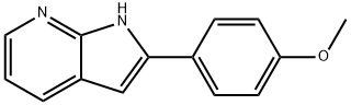 2-(4-METHOXY-PHENYL)-1H-PYRROLO[2,3-B]PYRIDINE Structure