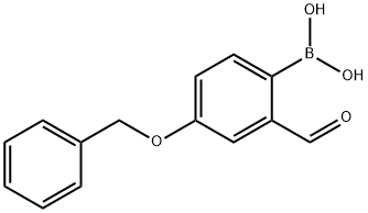 4-Benzyloxy-2-formylphenylboronic acid Structure