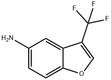 3-(Trifluoromethyl)benzofuran-5-amine 구조식 이미지