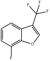 7-Fluoro-3-(trifluoromethyl)benzofuran Structure