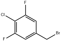 4-Chloro-3,5-difluorobenzylbromide 구조식 이미지