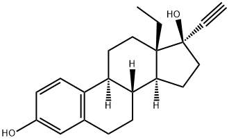 18-메틸에티닐에스트라디올 구조식 이미지