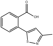 2-(3-Methyl-isothiazol-5-yl)-benzoic acid 구조식 이미지