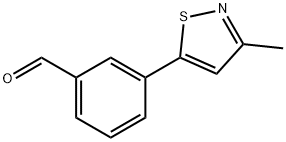 3-(3-Methyl-isothiazol-5-yl)-benzaldehyde 구조식 이미지