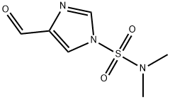 N,N-Dimethyl 4-formyl-1H-imidazole-1-sulfonamide 구조식 이미지