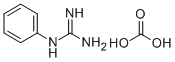 Phenylguanidine carbonate salt Structure