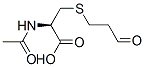S-(3-oxopropyl)-N-acetylcysteine Structure