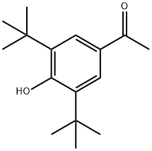3,5-DI-TERT-부틸-4-하이드록시아세토페논 구조식 이미지