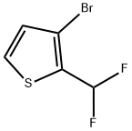 3-Bromo-2-(difluoromethyl)thiophene Structure