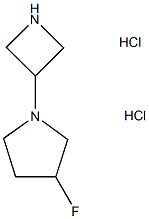 1-(azetidin-3-yl)-3-fluoropyrrolidine dihydrochloride Structure