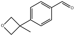 4-(3-Methyloxetan-3-yl)benzaldehyde 구조식 이미지