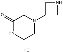 4-(Azetidin-3-yl)piperazin-2-one dihydrochloride Structure
