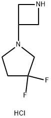 1-(3-Azetidinyl)-3,3-difluoro-Pyrrolidine dihydrochloride Structure