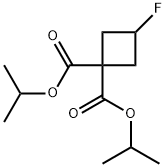 1,1-bis(propan-2-yl) 3-fluorocyclobutane-1,1-dicarboxylate 구조식 이미지