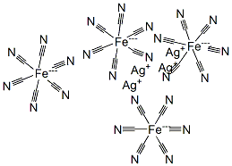 tetrasilver hexacyanoferrate Structure