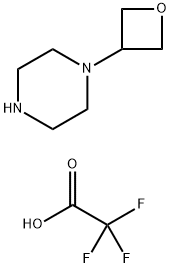 1-(3-Oxetanyl)piperazine trifluoroacetate (1:2) 구조식 이미지